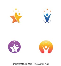 People star logo and vector images