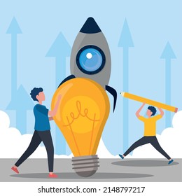 people start up innovation and vision