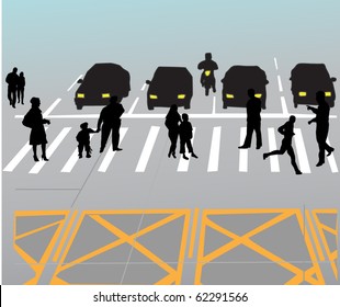 People in the street