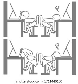 People are stressed to take remote class or work. Getting headache and sleepy.