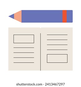 People study set. Education, knowledge concept. Students learn online. Computer science, information technology, language and business courses. Flat vector illustrations isolated on background