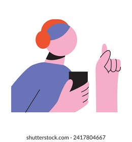 People study set. Education, knowledge concept. Students learn online. Computer science, information technology, language and business courses. Flat vector illustrations isolated on background