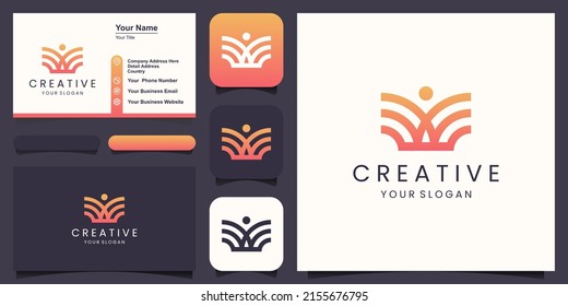 people success business logo design.