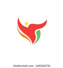 People success logo vector template