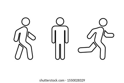 Walk Icon Vector Art, Icons, and Graphics for Free Download