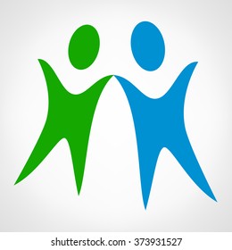 People symbol. Vector illustration.