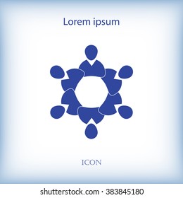 People symbol. Vector illustration.