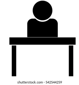 People and table icon.