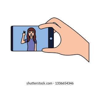 people taking selfie