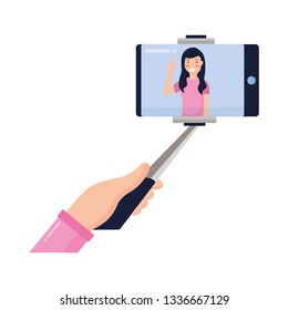 people taking selfie