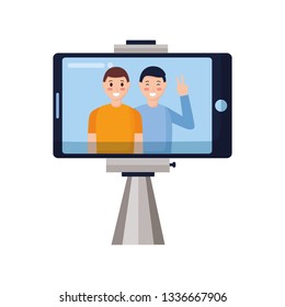 people taking selfie