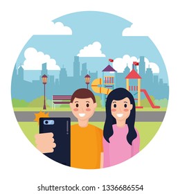 people taking selfie