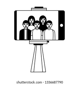 people taking selfie