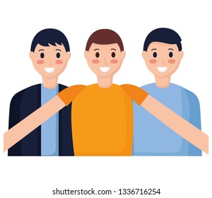 people taking selfie