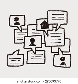 people talk doodle