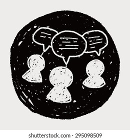 people talk doodle