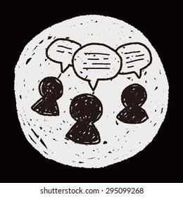 people talk doodle