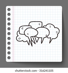 people talk doodle