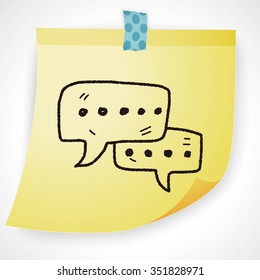 people talk doodle