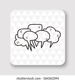 people talk doodle