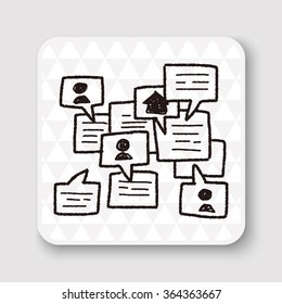 people talk doodle