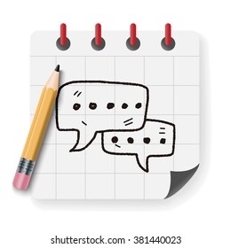 people talk doodle