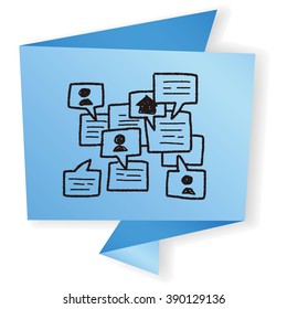 people talk doodle