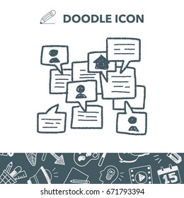 people talk doodle