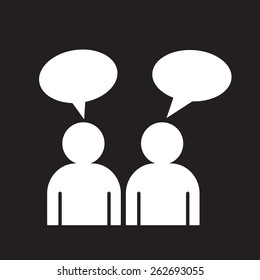 people talk icon