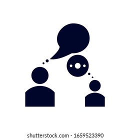 people talk icon vector illustration eps 10