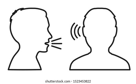 People Talk: Speak And Listen – Vector