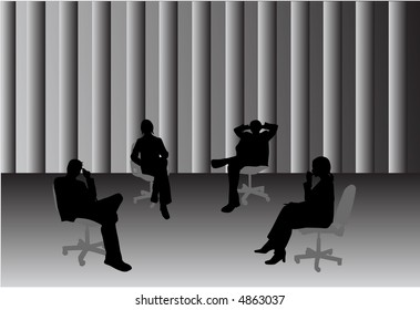 People talking about something