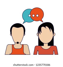 People talking avatar