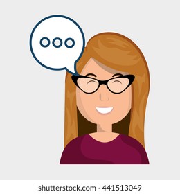 people talking design, vector illustration eps10 graphic 
