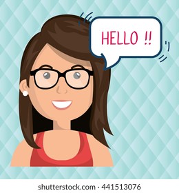 people talking design, vector illustration eps10 graphic 