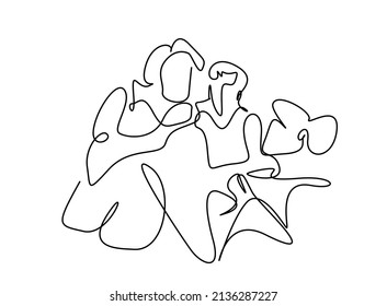 people talking to each other