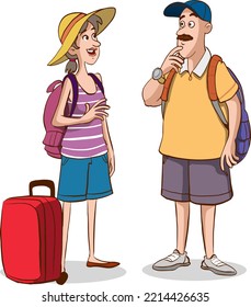 people talking to each other
