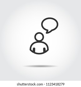 people talking icon
