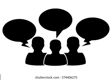 People talking icon