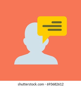 People talking icon
