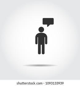  People Talking Icon work group Team  Vector