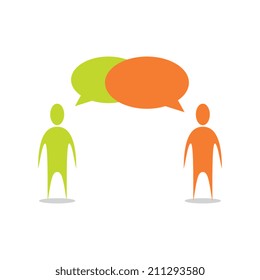 People Talking Illustration