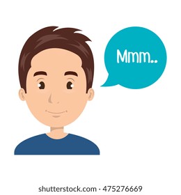people talking speech communication vector illustration design