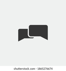 people talking vector icon speech greeting meeting icon