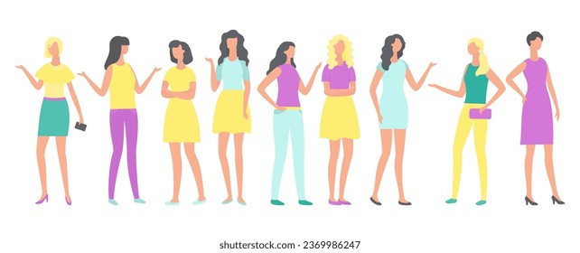 La gente está hablando. Ilustración vectorial. El concepto de la gente que habla destaca el significado de escuchar activa y atenta Los anuncios sirven como una manera para que la gente difunda información importante