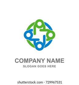 People Team Group Unity Community Logo Vector Icon