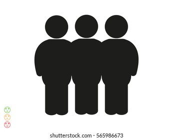 People team, icon, vector illustration eps10