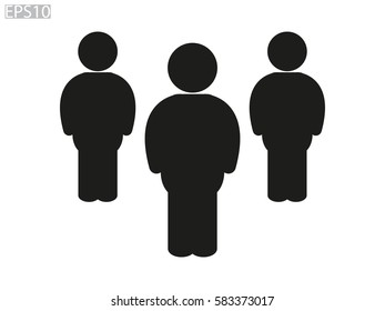 People team, icon, vector illustration eps10