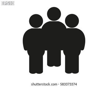 People team, icon, vector illustration eps10