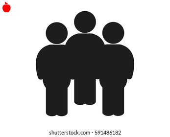 People team, icon, vector illustration eps10
